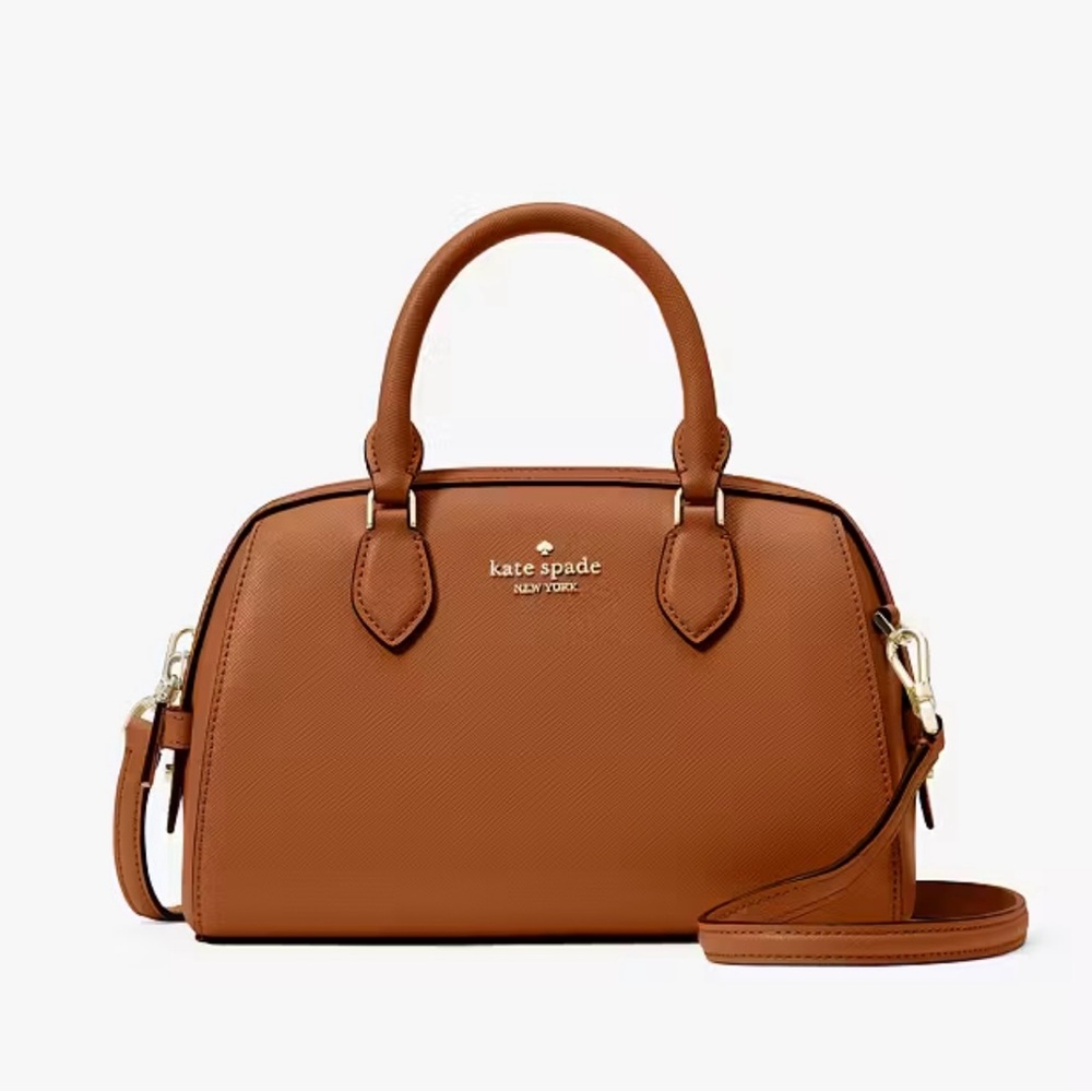 Madison Saffiano Leather Small Duffle Crossbody
